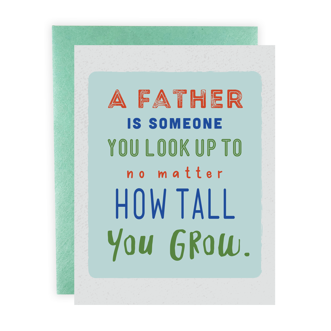 no-matter-how-tall-greeting-card-cleerely-stated