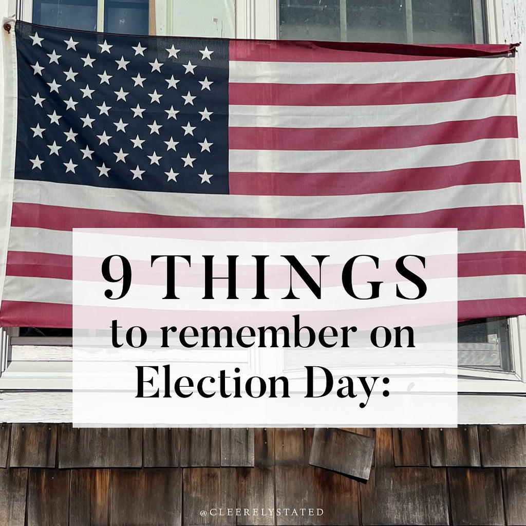 9 things to remember on Election Day: